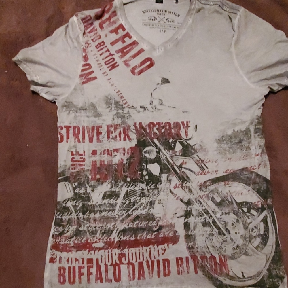 Mens Buffalo David Bitton v-neck shirt